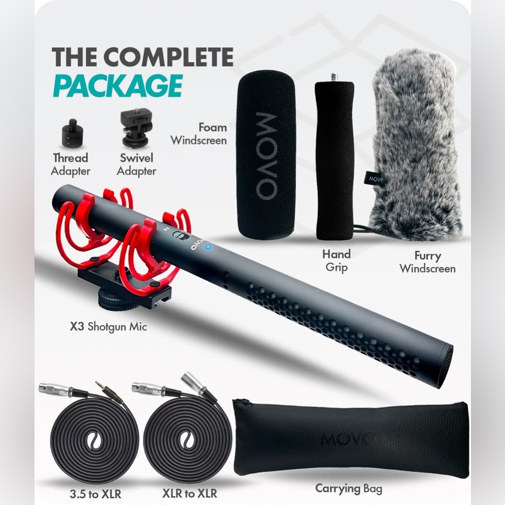 NWT Movo X3-II Supercardioid Condenser Microphone